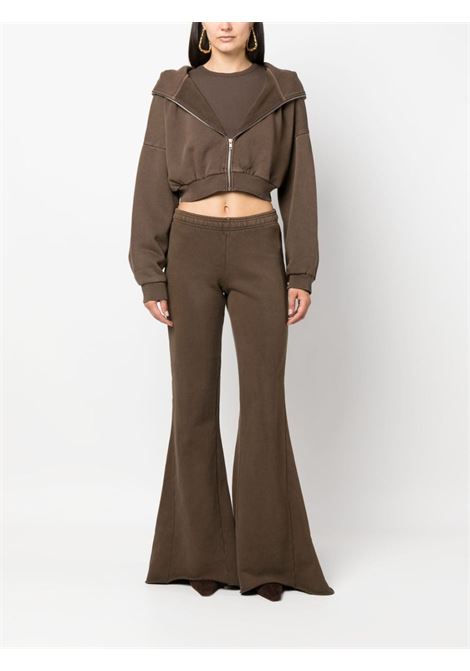 Brown washed-effect flared trousers ENTIRE STUDIOS - women ENTIRE STUDIOS | ES2303BT